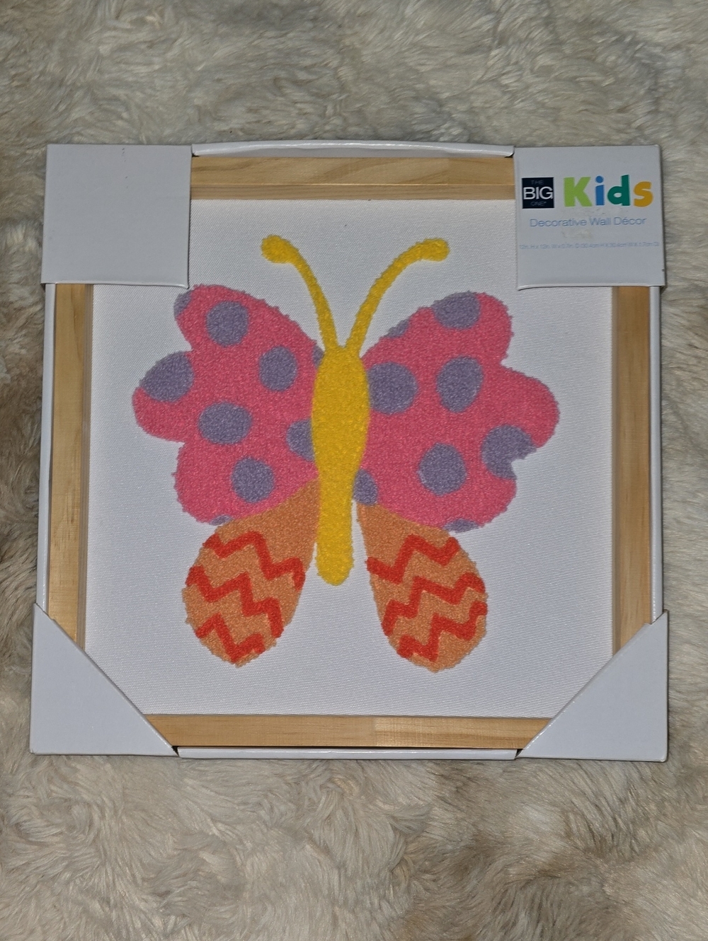 Pink Butterfly Decorative Wall Art